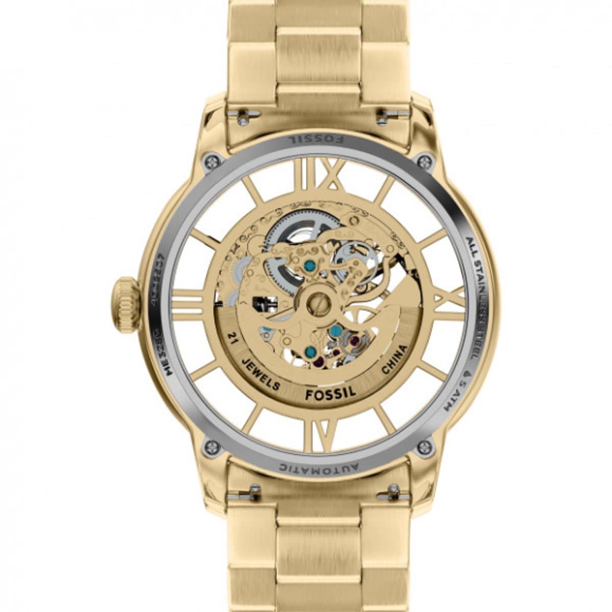 FOSSIL ME3280 Mannen Horloge 44 mm - Goudkleurig