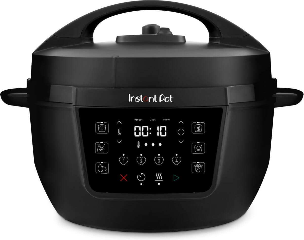 Instant Pot Rio XL - 7,1L Multicooker - 7-in-1 - Snelkookpan - Rijstkoker - Slow Cooker - Stomer - Yoghurtmaker - Voedselverwarmer - Sauteren - RVS Binnenpan