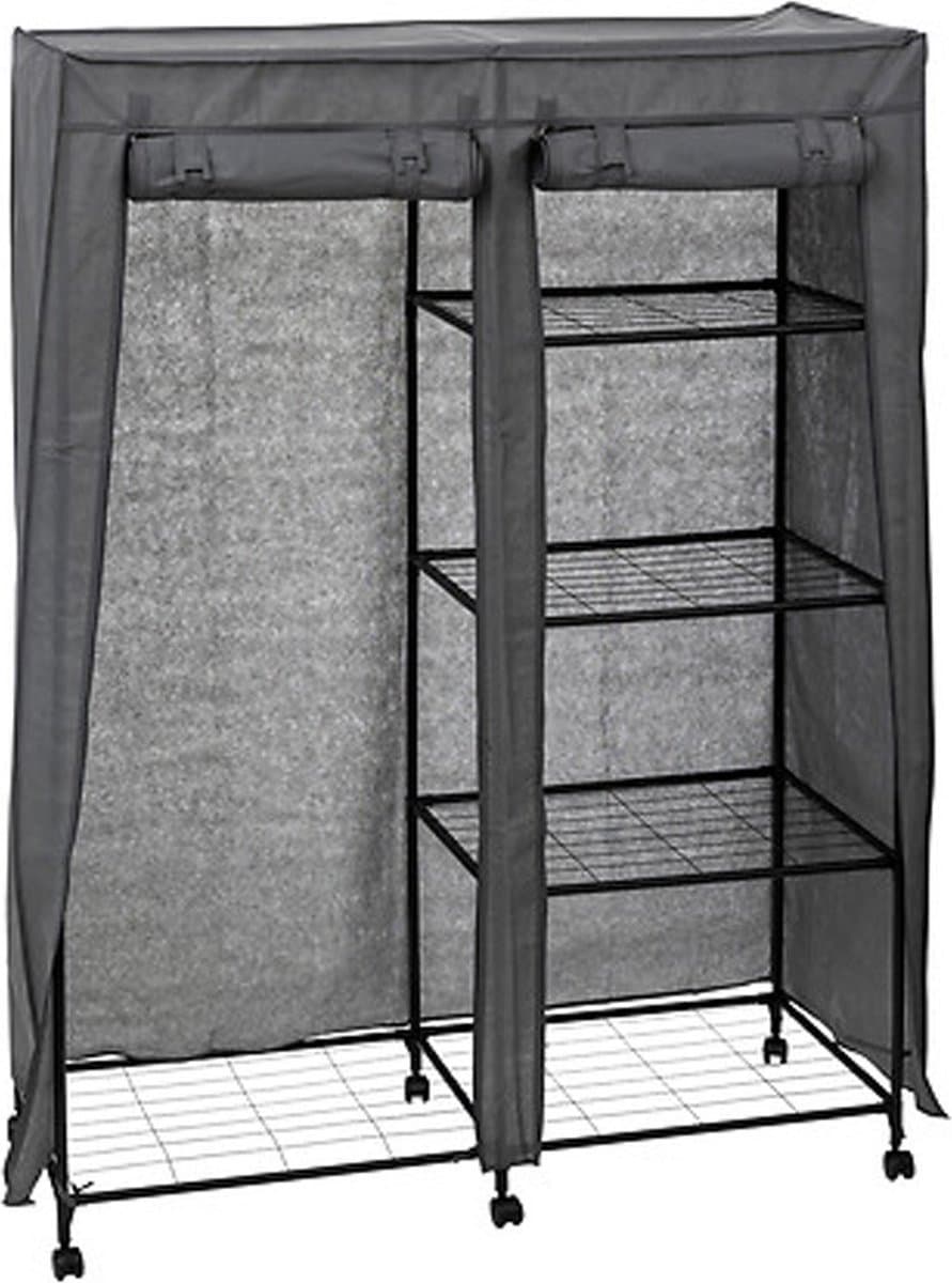 5five Hangende kast met 5 planken - 120 x 50 x 168 cm
