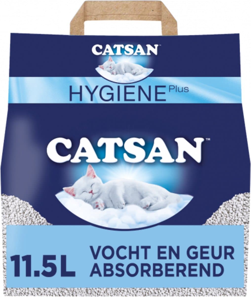 CATSAN Hygiene plus - kattenbakvulling - 11,5 L