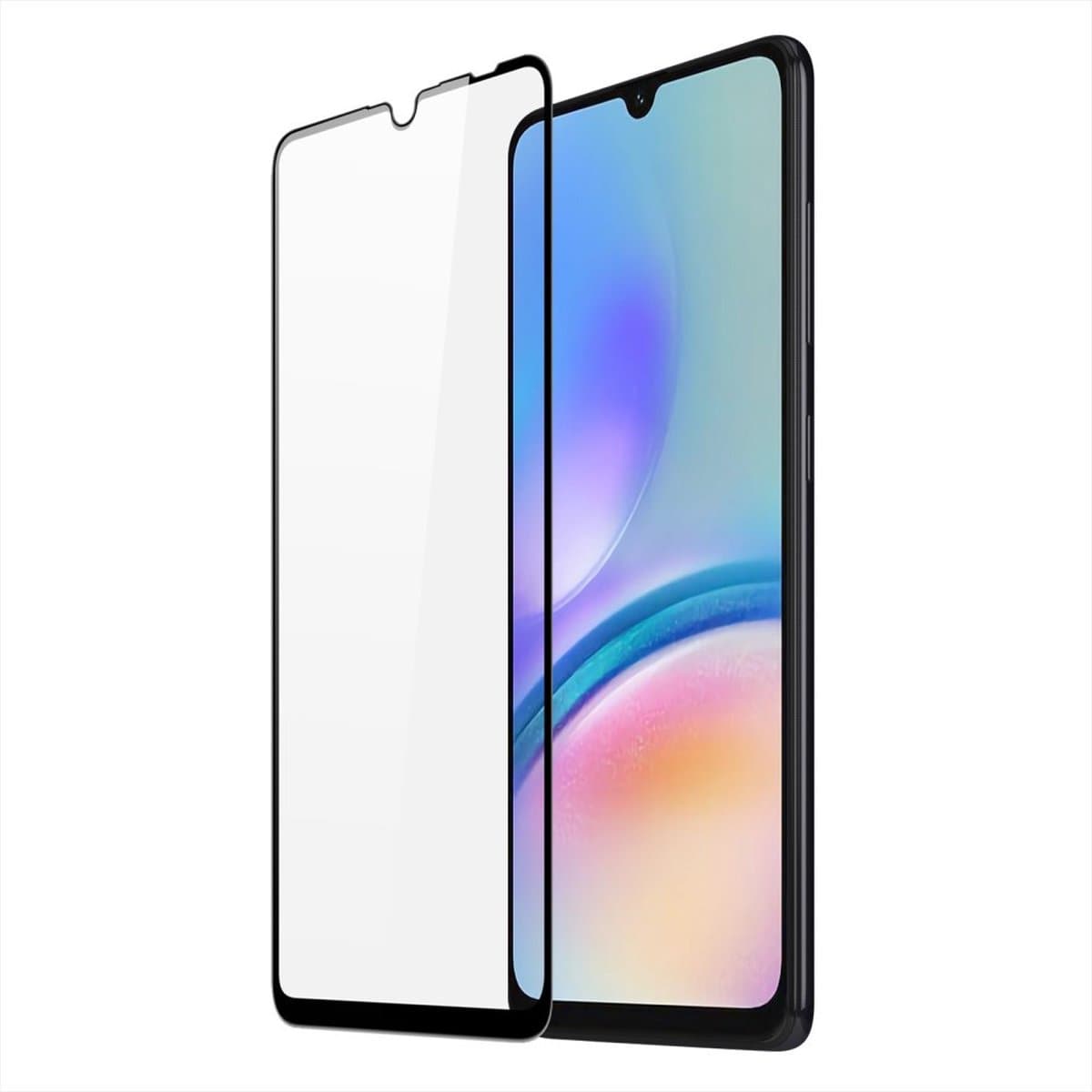 Dux Ducis Screen Protector - Geschikt voor Samsung Galaxy A05s Screen Protector - Dux Ducis Full-Cover Tempered Glass - Zwart