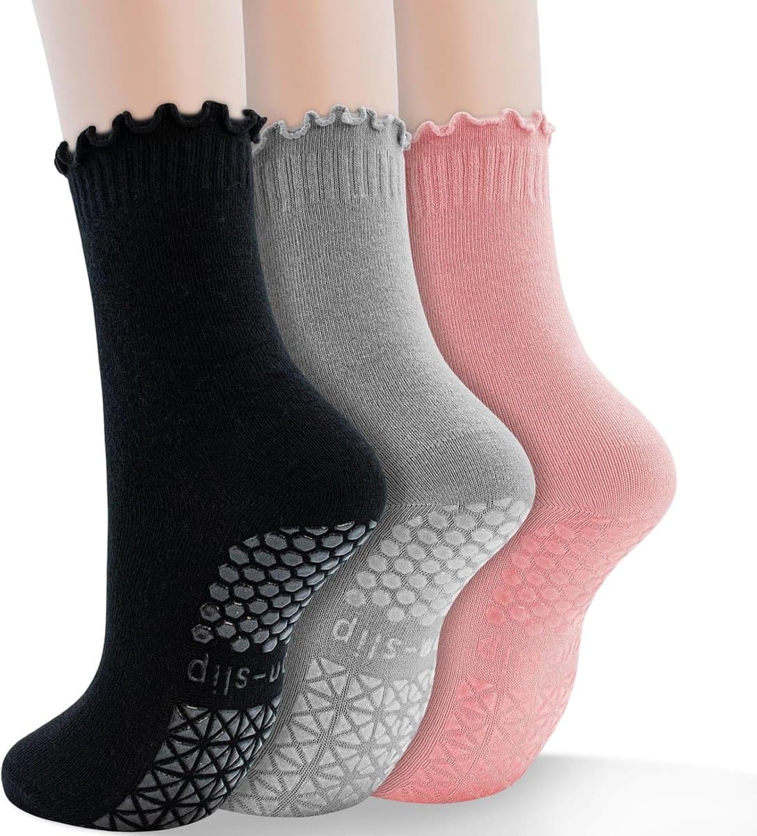 Lexium Pilates Sokken - Anti Slip Sokken - Pilates Sokken Antislip - Pilatessokken - Yoga Sokken