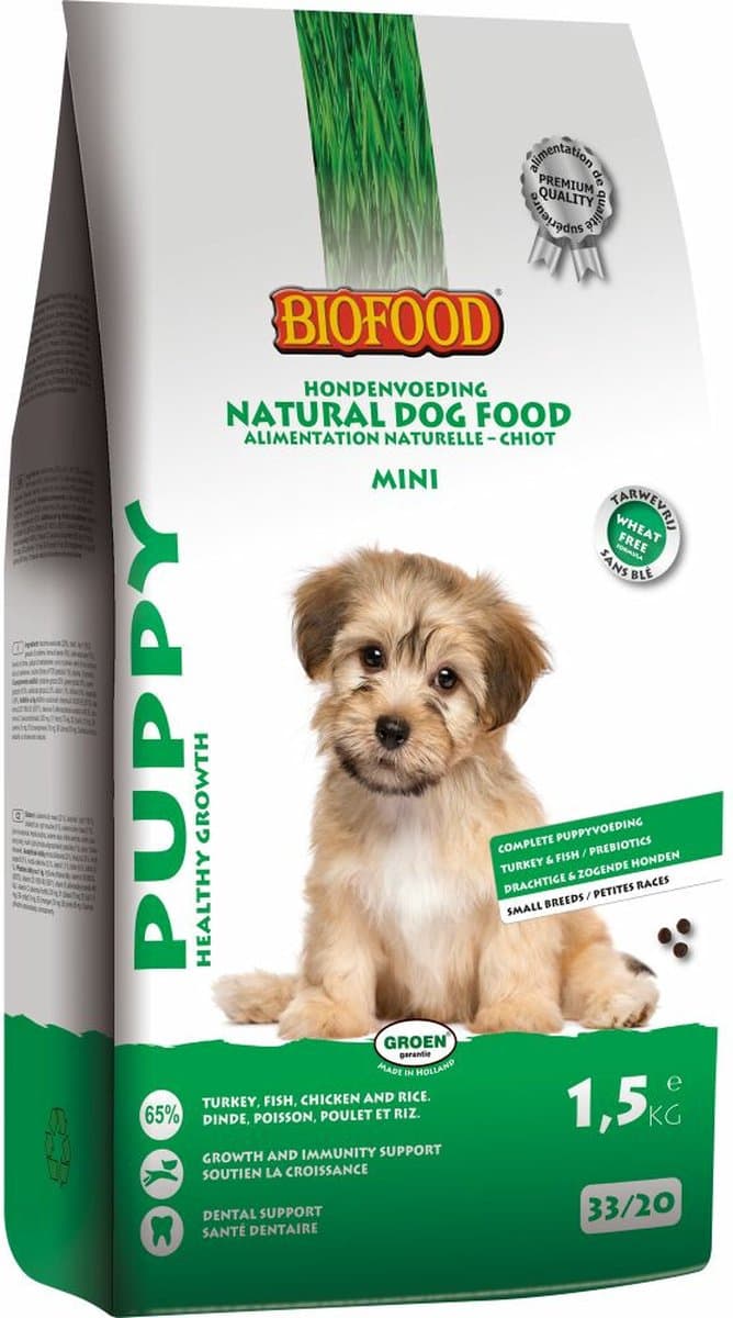 BF Petfood Small Breed Puppy - 4 x 1,5 kg - Voordeelverpakking