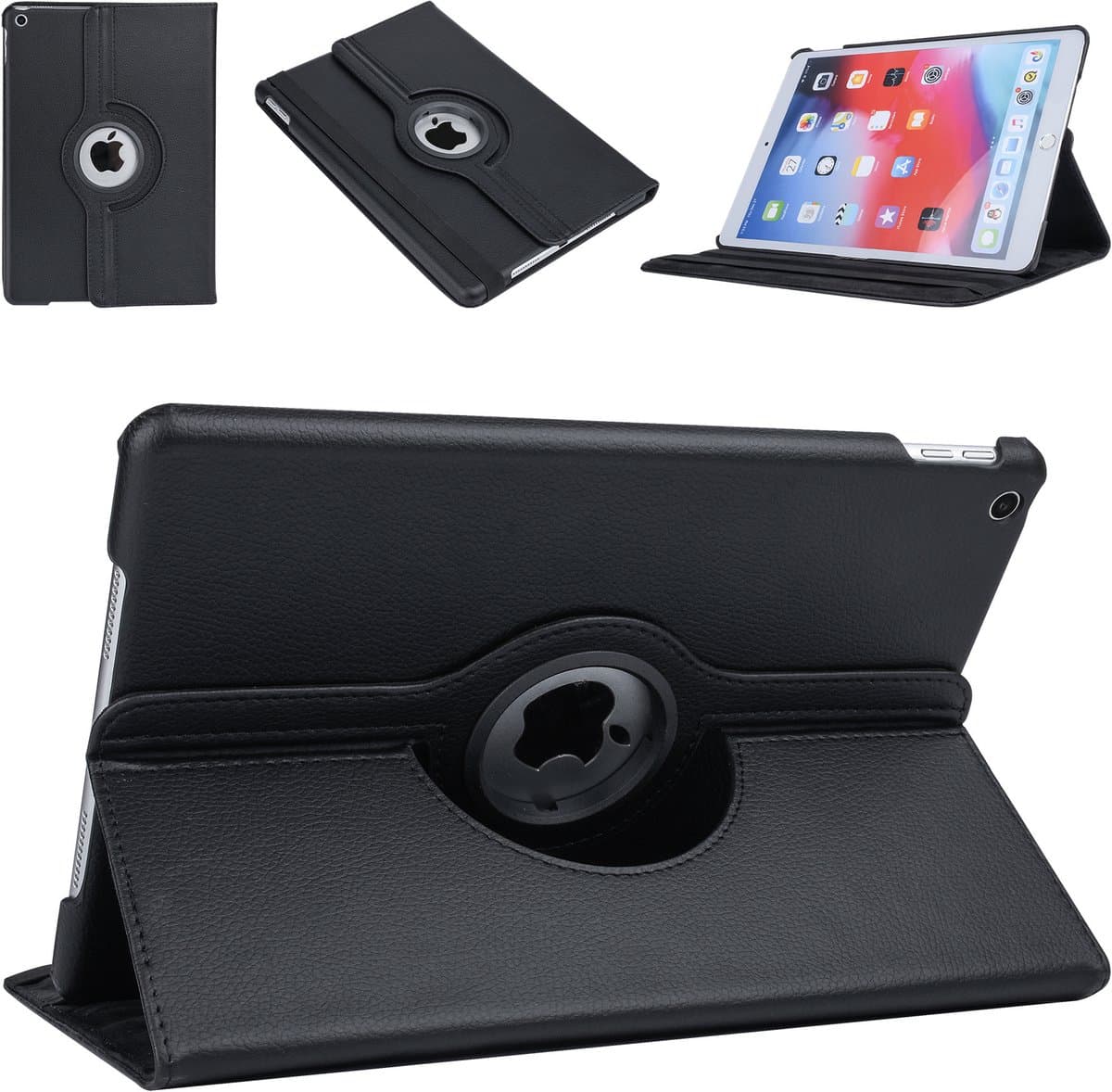BixB iPad Pro 10.5 Draaibaar Hoesje - zwart