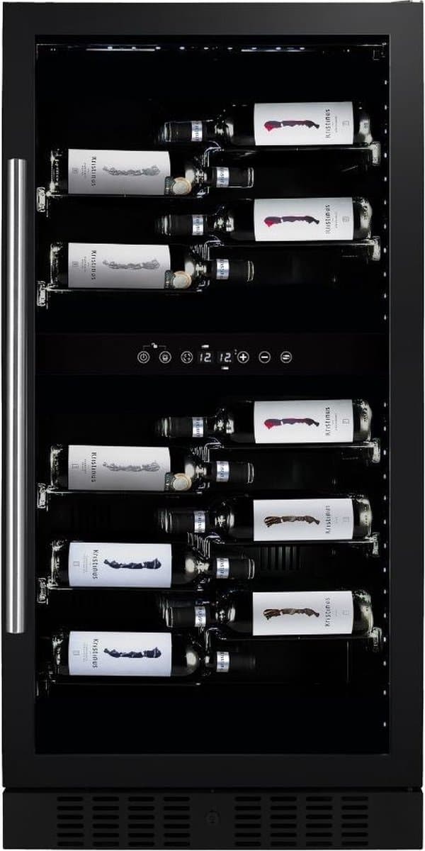 Dunavox Grande-58 Wijnkoelkast DX-58.258DSS 2 Zones Zwart
