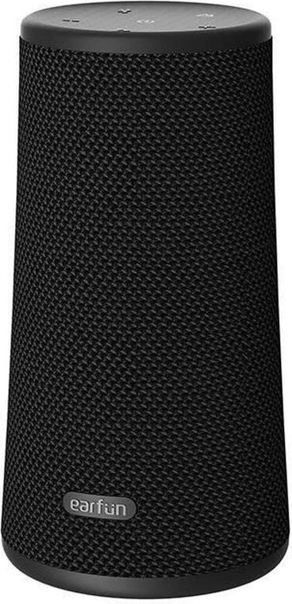 EarFun UBOOM® Draadloze bluetooth 5.0 speaker - IPX7 Waterproof - Ingebouwde microfoon - Activate Voice Assistant - 360° geluid - Zwart