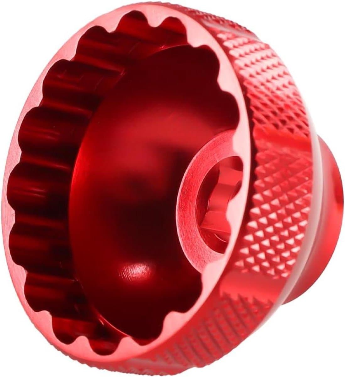 Allecto plus - Gereedschap voor trapas verwijderen 16-inkepingen 44 mm externe aandrijving rood