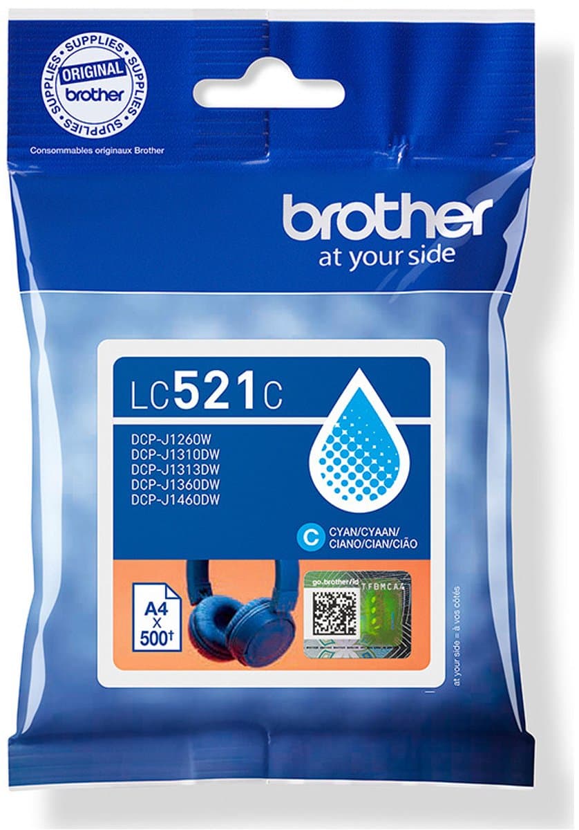 Brother LC-521 Cartridge Cyaan