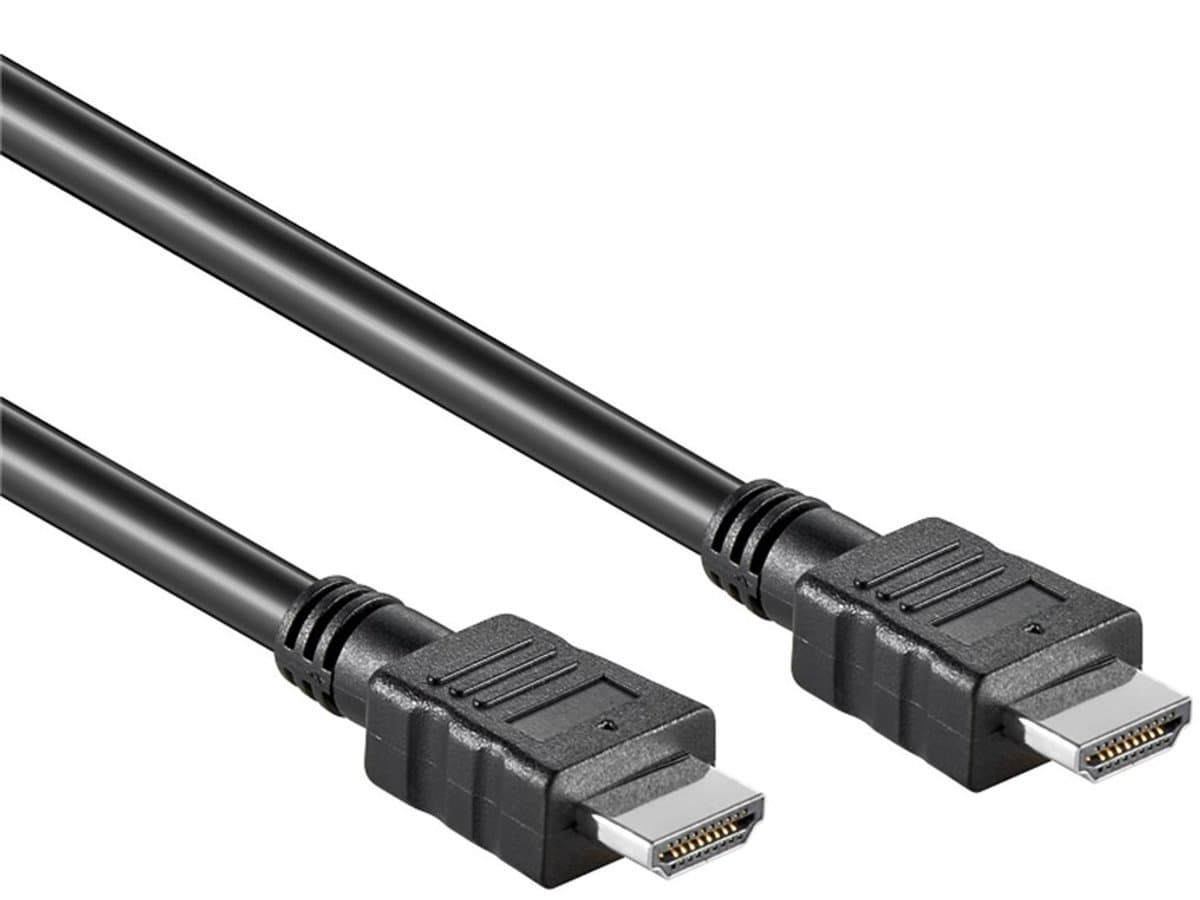 Transmedia HDMI kabel - versie 1.4 (4K 30Hz) / zwart - 5 meter
