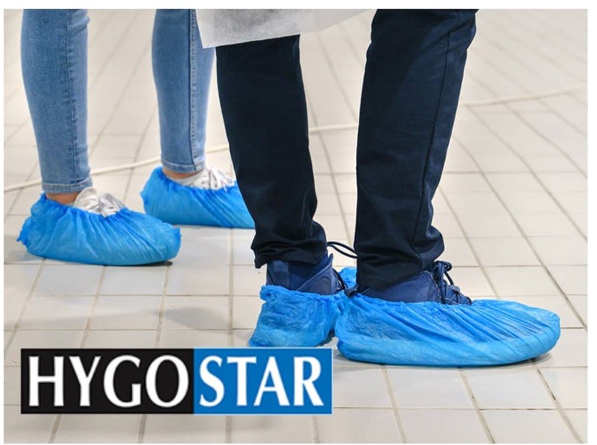 Hygostar - Sterke Schoenhoesjes - Schoenovertrek - Overschoenen - Schoenbeschermers - Waterdicht - Wegwerp - 100 Stuks -  Sterk – blauw
