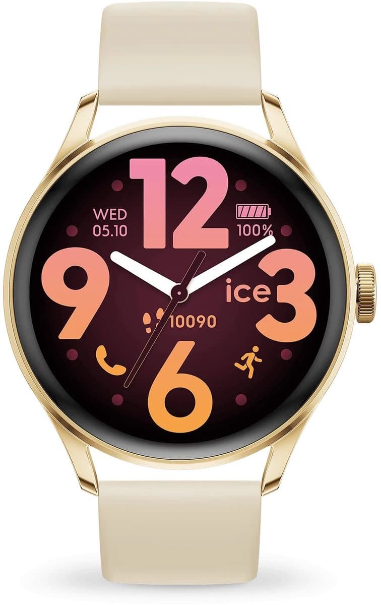 Ice-Watch Ice Smartwatch 3.0 - Smartwatch - AMOLED touchscreen - 39 mm - Beige