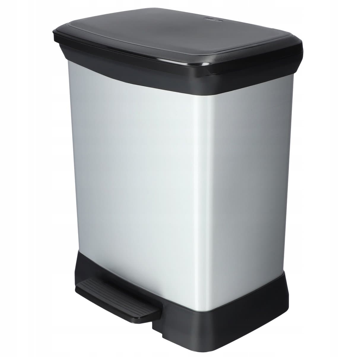 Curver Decobin Prullenbak - 30L - Metallic