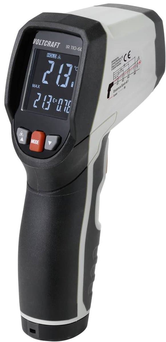 VOLTCRAFT IR 110-6C Infrarood-precisiethermometer Optiek 6:1 0 - 110 °C