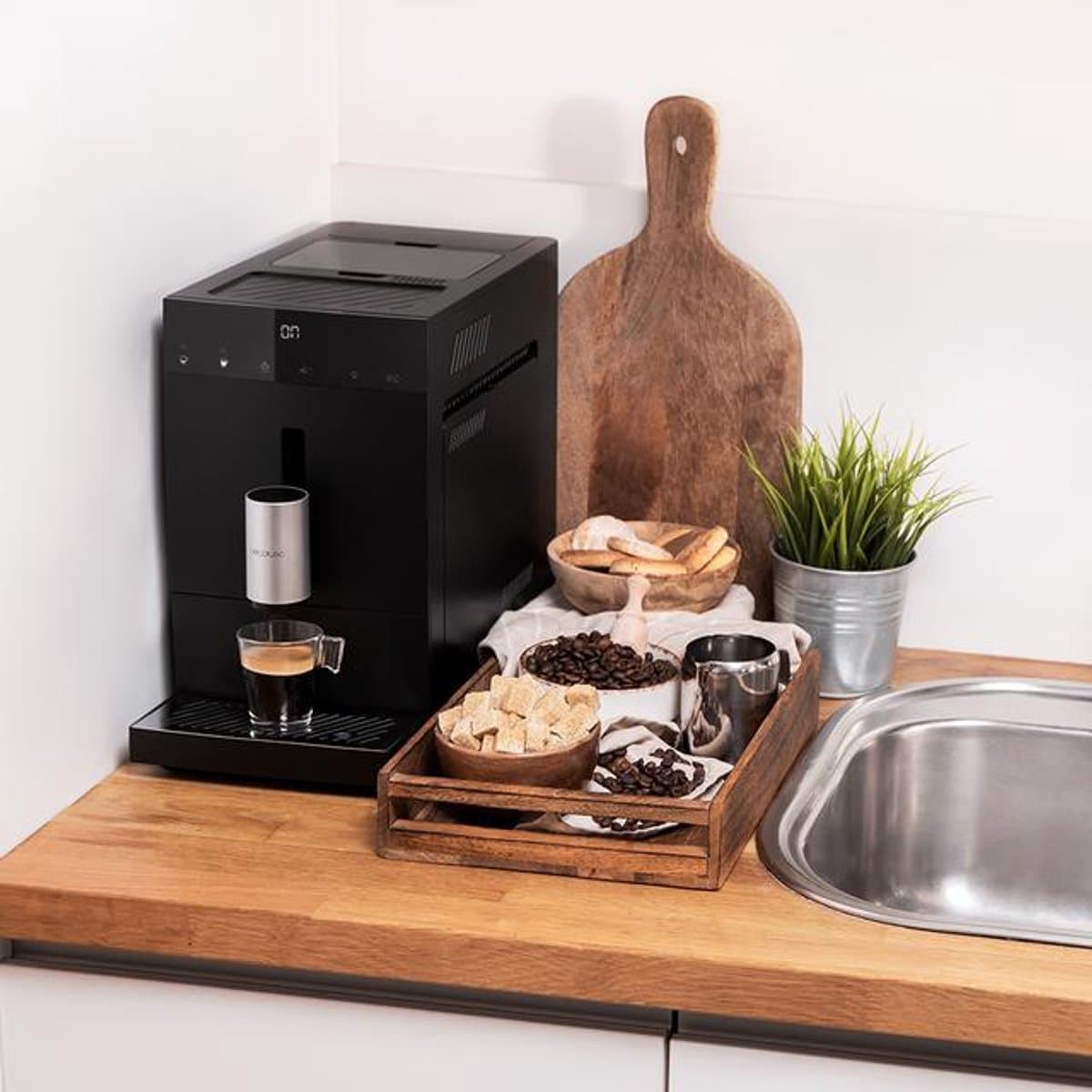 Cecotec Cremmaet Compact Volledig Automatische Koffiemachine Zilver One Size / EU Plug 220V