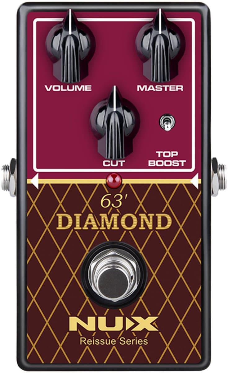 Overdrive effectpedaal - NUX 63' Diamond - Reissue Series - Analoog - True bypass