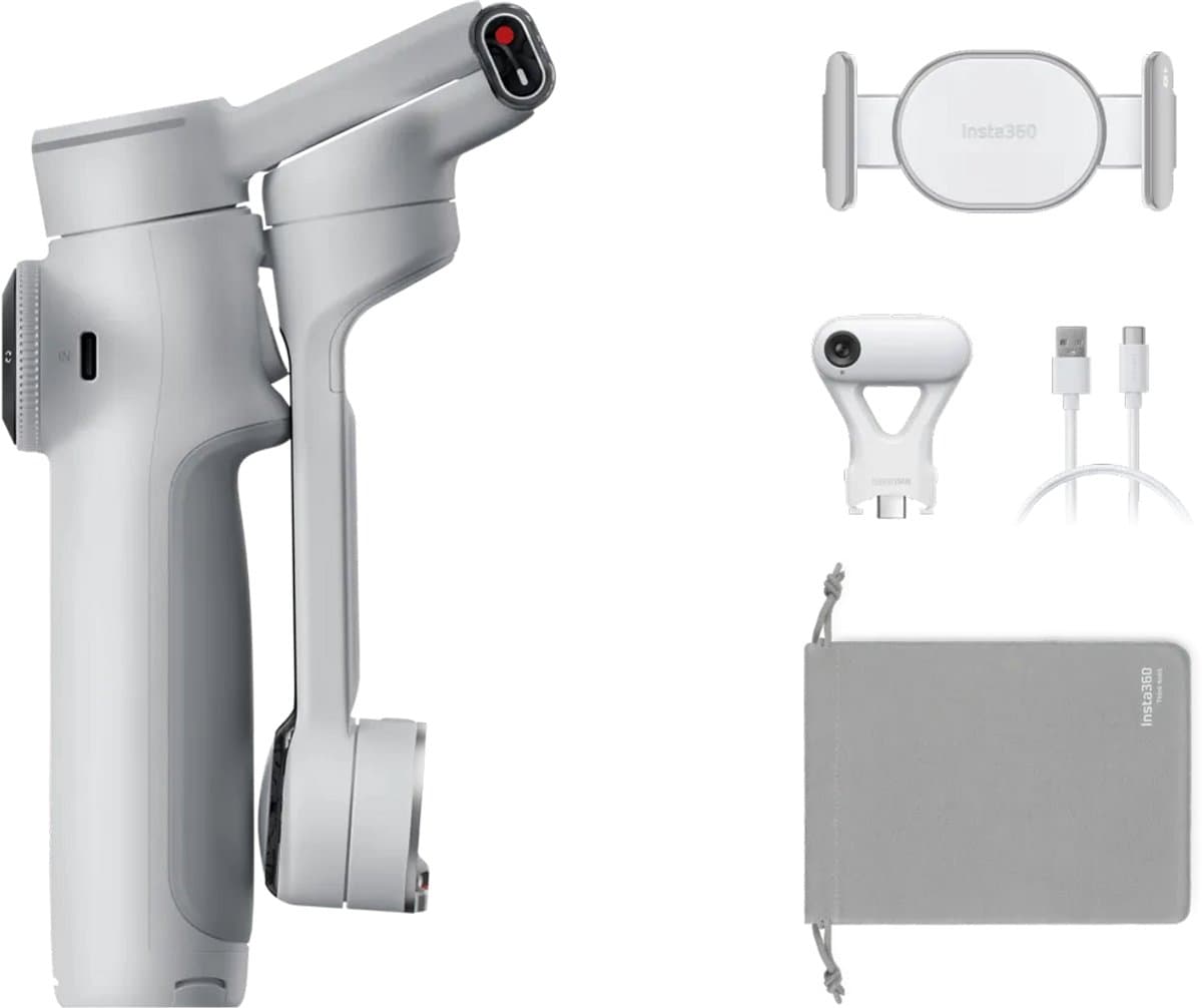 Insta360 Flow 2 Pro AI Tracker Bundel Stone Gray