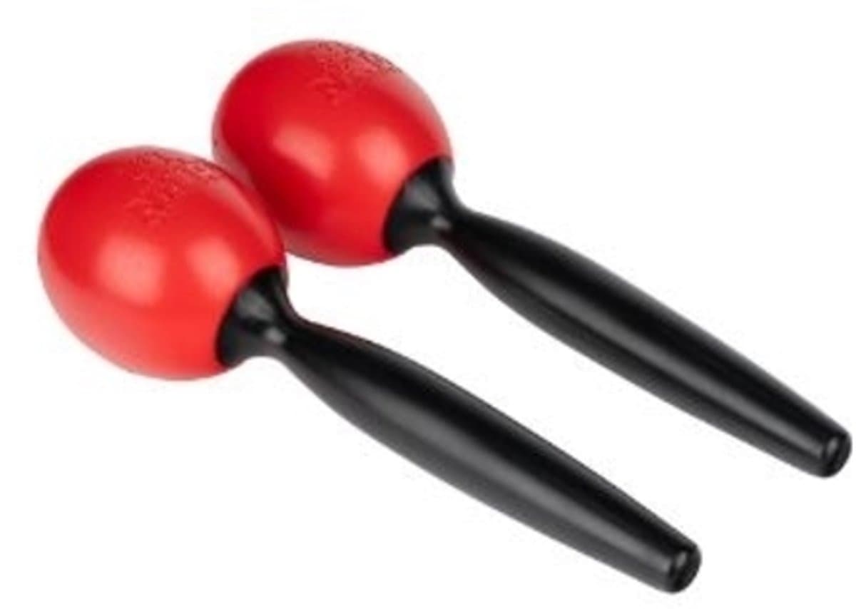 Nino Percussion NINO575R Medium Maracas Rood