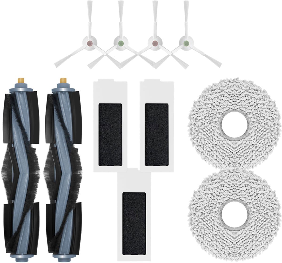 Replacements® onderdelen geschikt voor de Ecovacs Deebot T20 Pro / T20 Omni en T20 Max (11-delig)