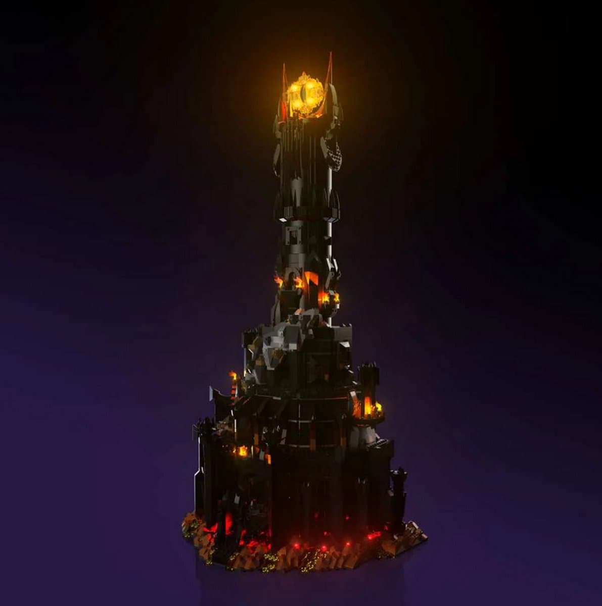 LMB 2.0 - Verlichtingsset geschikt voor LEGO The Lord of the Rings: Barad-dur - 10333