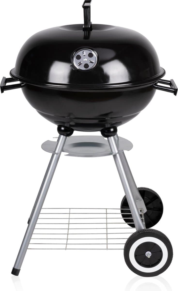 BBQ Collection Houtskoolbarbecue - Kogelbarbecue 45 x 60 centimeter - Ronde Barbecue - Barbecue op Wielen - Zwart - Metaal