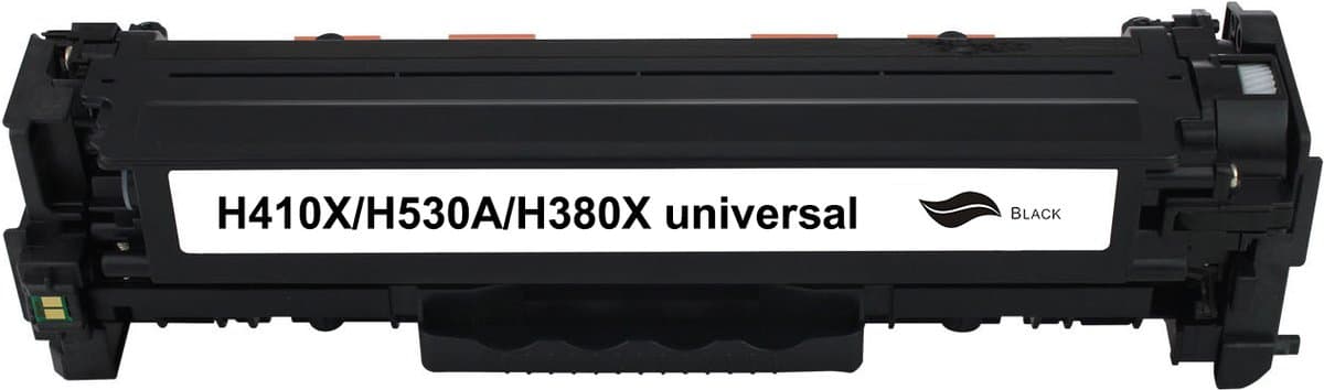 MediaHolland - Huismerk Toner 305X, CE410X geschikt voor HP Laserjet Printers - 1x Zwart - Toners Cartridges - Zwart: 4000 Pagina's