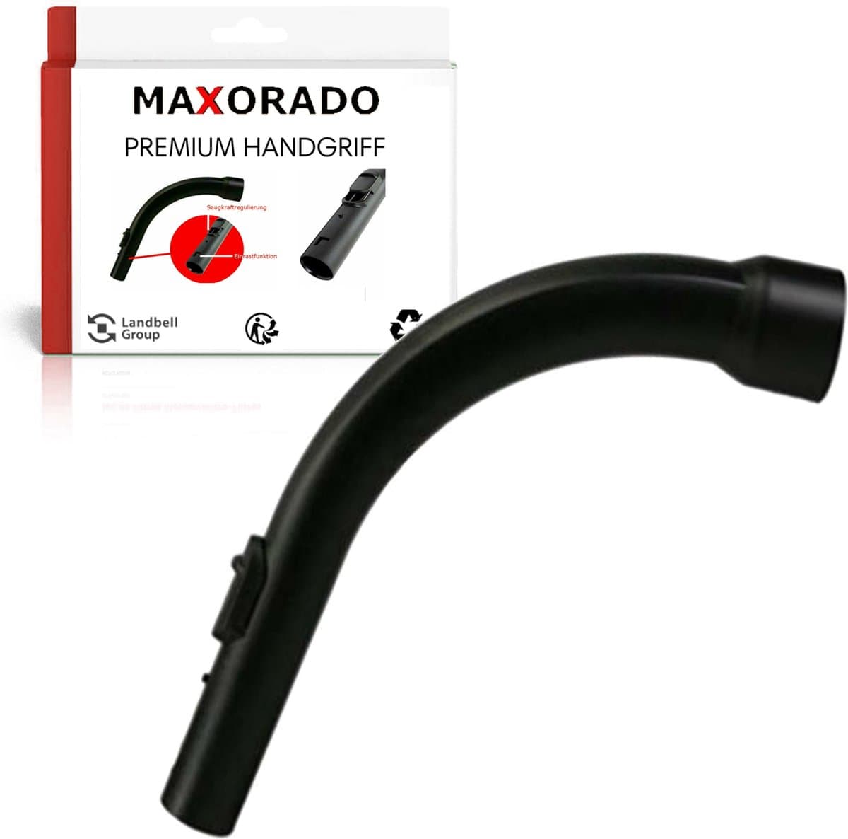 Maxorado handgreep voor stofzuiger - pistoolgreep - stofzuigeronderdeel geschikt voor Miele C2, C3, S8340, S8, S8430 - 35mm opzetstuk