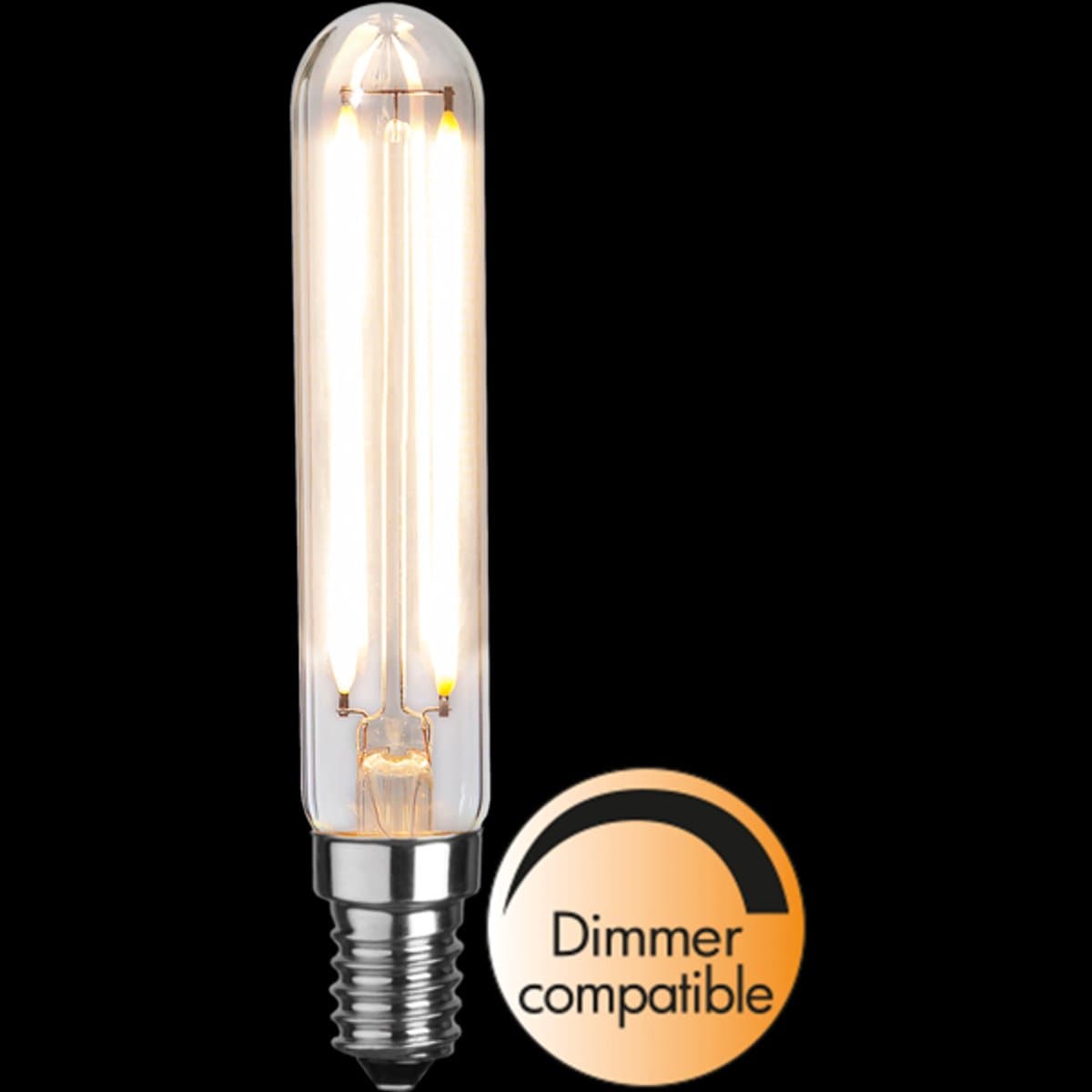 Staaflamp - E14 - 3.3W - Extra Warm Wit - 2700K - Dimbaar - Filament - Helder