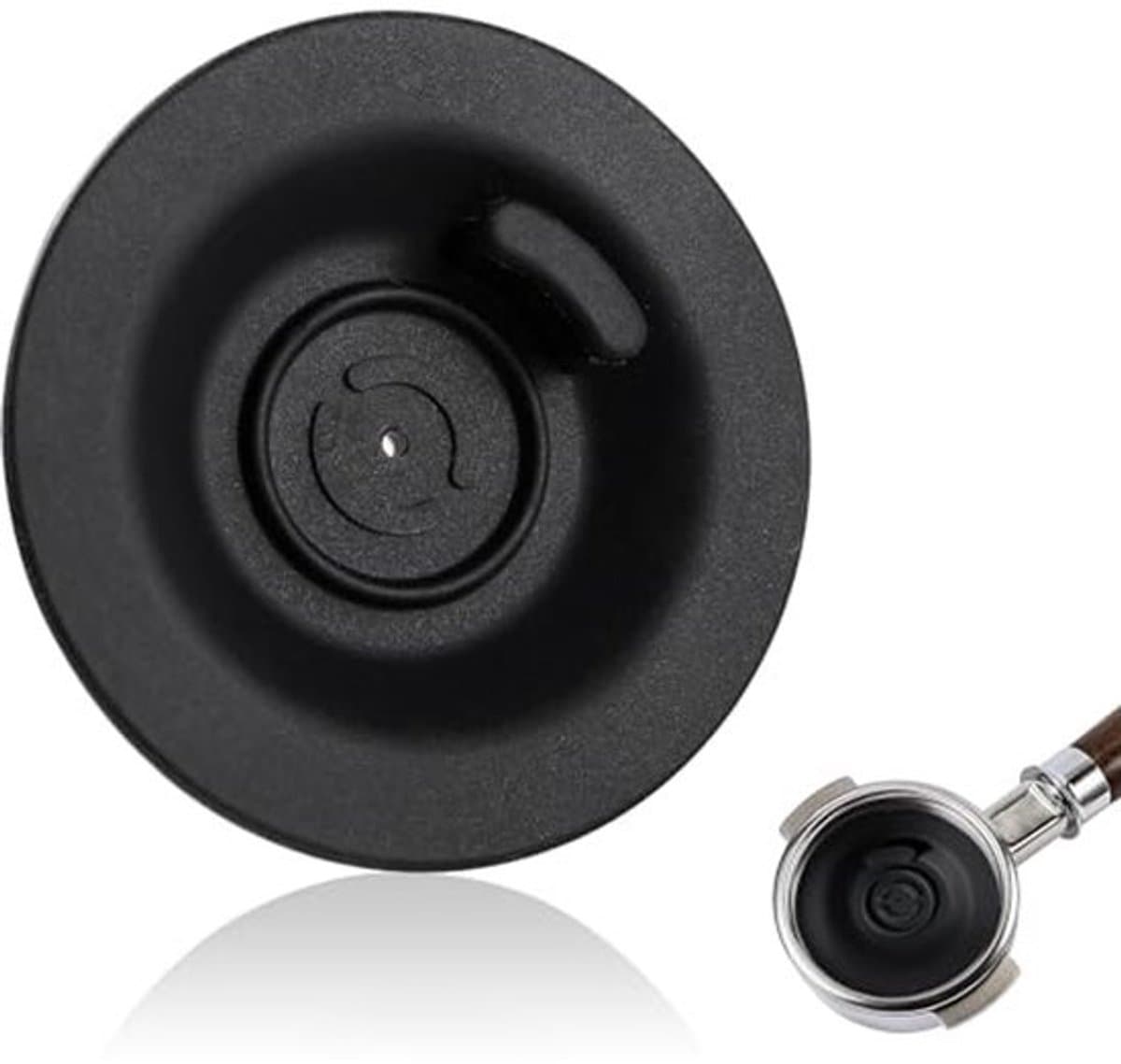 54mm Silicone Espresso Reinigingsschijf met Gat - Backflush Tablet en Reinigingspad voor Koffiemachine