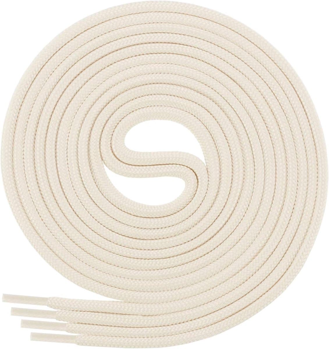 Ficchiano Ronde veters voor zakelijke schoenen, sportschoenen en leren schoenen, scheurvaste allroundveters, ø 3 mm, lengtes 60 cm - 130 cm, 25 kleuren van polyester, made in Europe