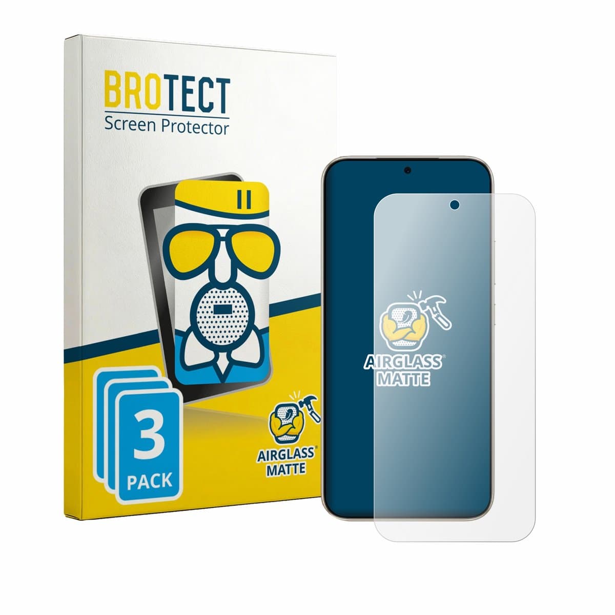 BROTECT - Screenprotector voor Honor X80 Pro Max - Folie Beschermfolie Beschermglas matte 3 Stuks