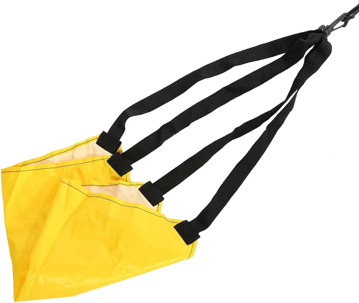 Zwemtrainer Weerstandsgordel - Zwemharnas Zwembadfitness - Zwemvaardigheid Verbeteren - Verandert Thuiszwembad - Verstelbaar 60-100cm - Zwart