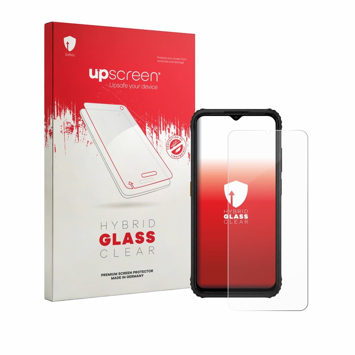 upscreen - Screenprotector voor AGM H6 - Folie Beschermfolie Beschermglas transparant