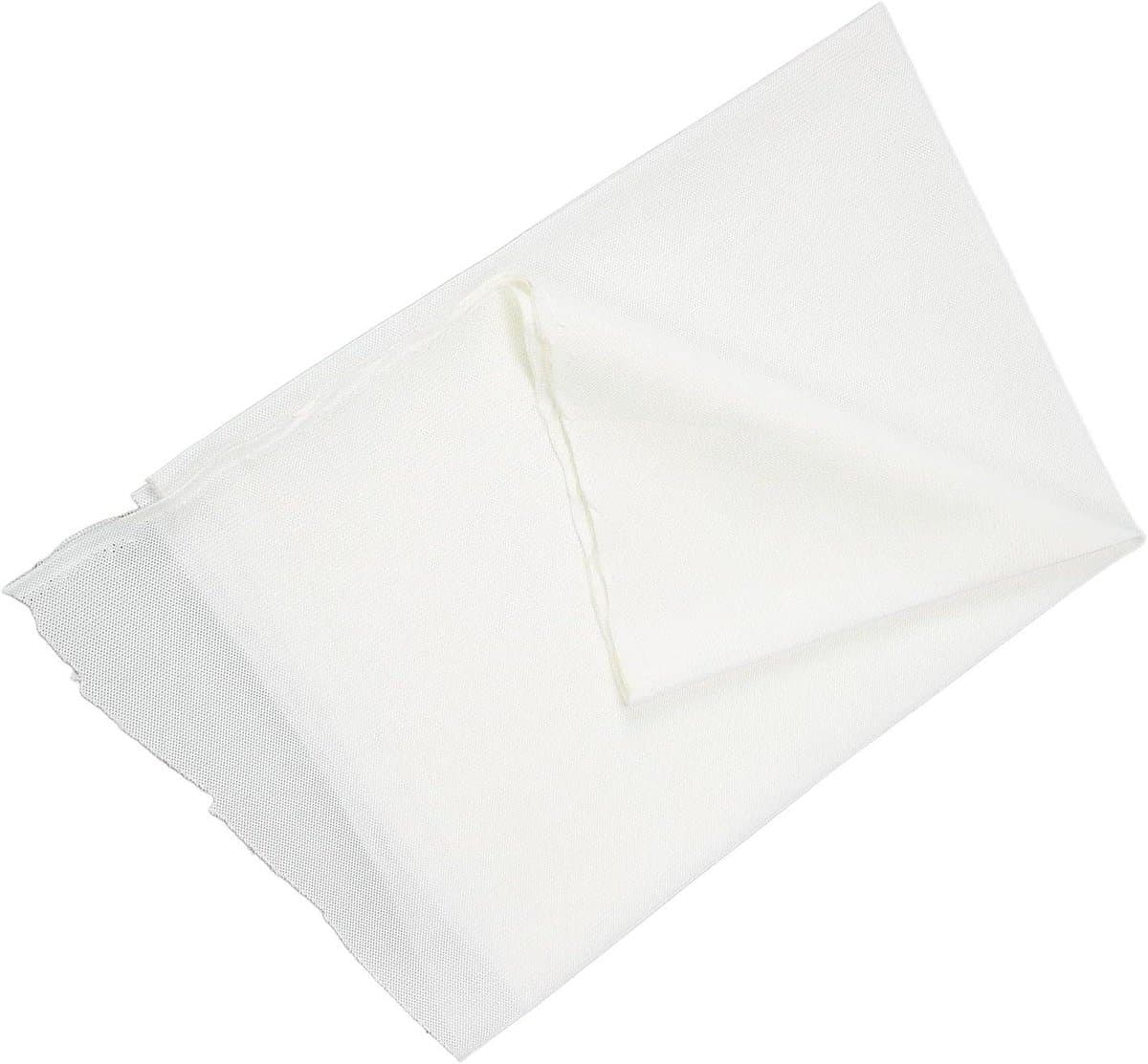 Luidspreker Doek - Grill Stof - Geluid Verbeteren - Beschermend Mesh - 23 x 23 cm - Wit