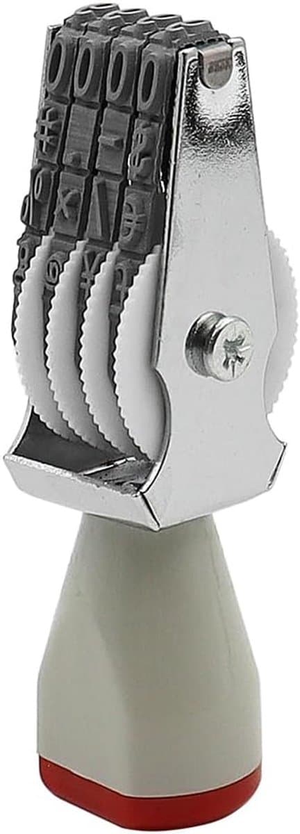 Stempels, datumstempel, rollende wielstempel, verstelbare plastic nummerstempel, multifunctionele doe-het-zelf rubberen plakboekrol, briefpapier, kantoor, bedrijf