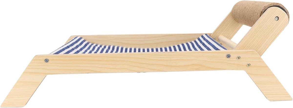 Kattenhangmat Schommelstoel - Verhoogd Kattenbed - Rusten en Spelen - Anti-Schudfunctie - Strand Sisal rolbed - Niet gespecificeerd