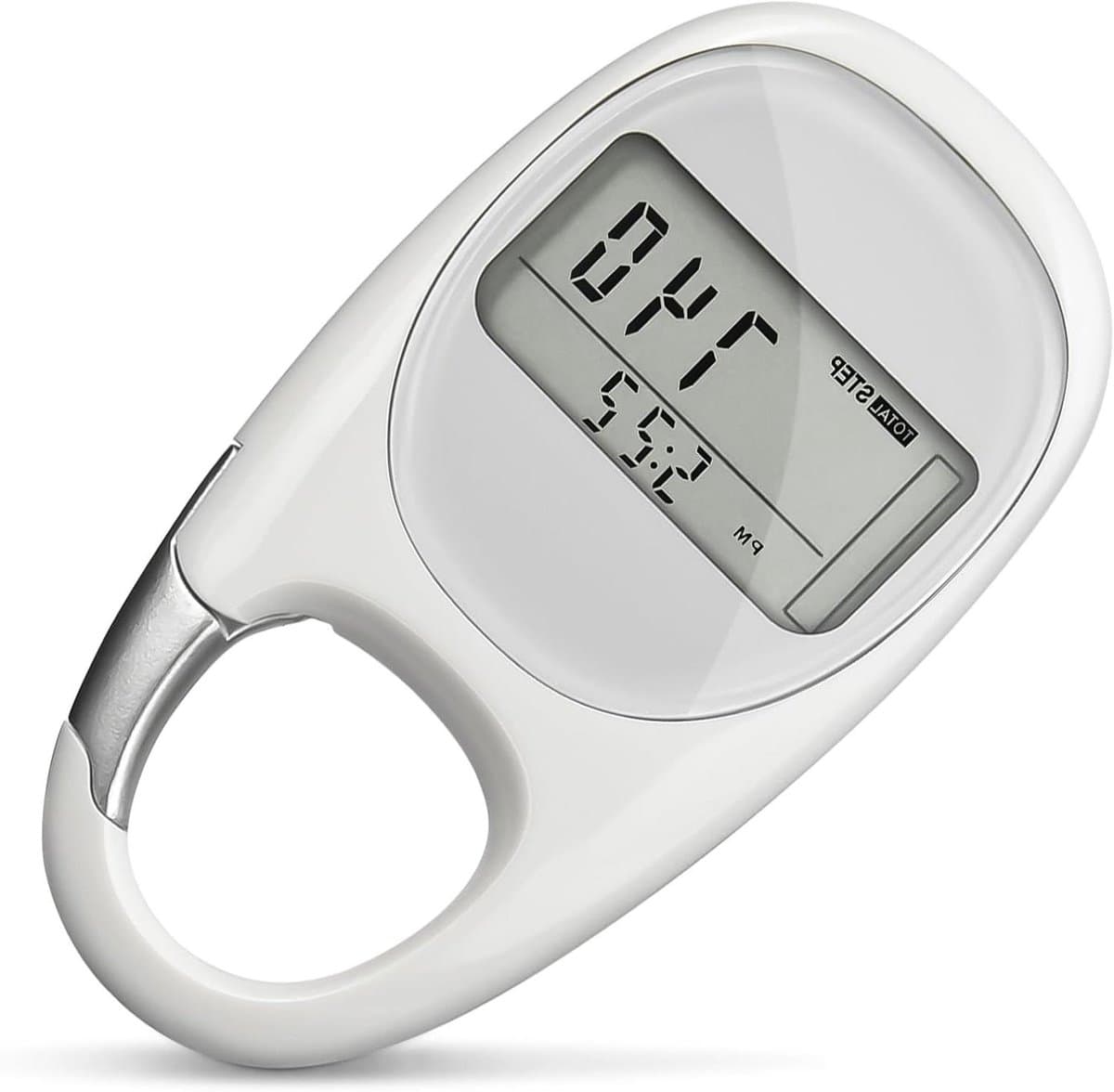 3D Stappenteller - Loopmeter Activiteitentracker - Dagelijkse Beweging Meten - Nauwkeurige 3-assige Sensor - 5.5 x 2.9 x 1.5 CM