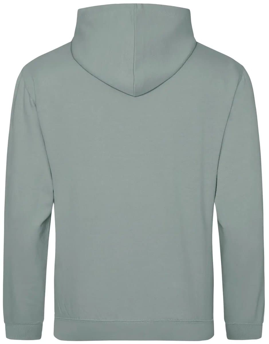 Just Hoods Varsity Zoodie JH053 - Charcoal (Heather)/Jet Black - L