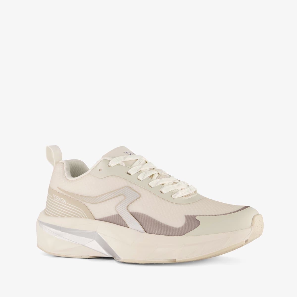 Osaga dames hardloopschoenen beige - Maat 38 - Uitneembare zool