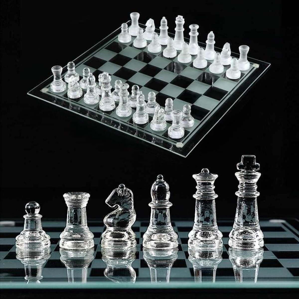 Schaakspel Hoogwaardig 25 × 25 cm Draagbaar Reisschaak Beginners Schaakspel Schaakbord Schaakset Chess Board Schaak voor Kinderen en Volwassenen