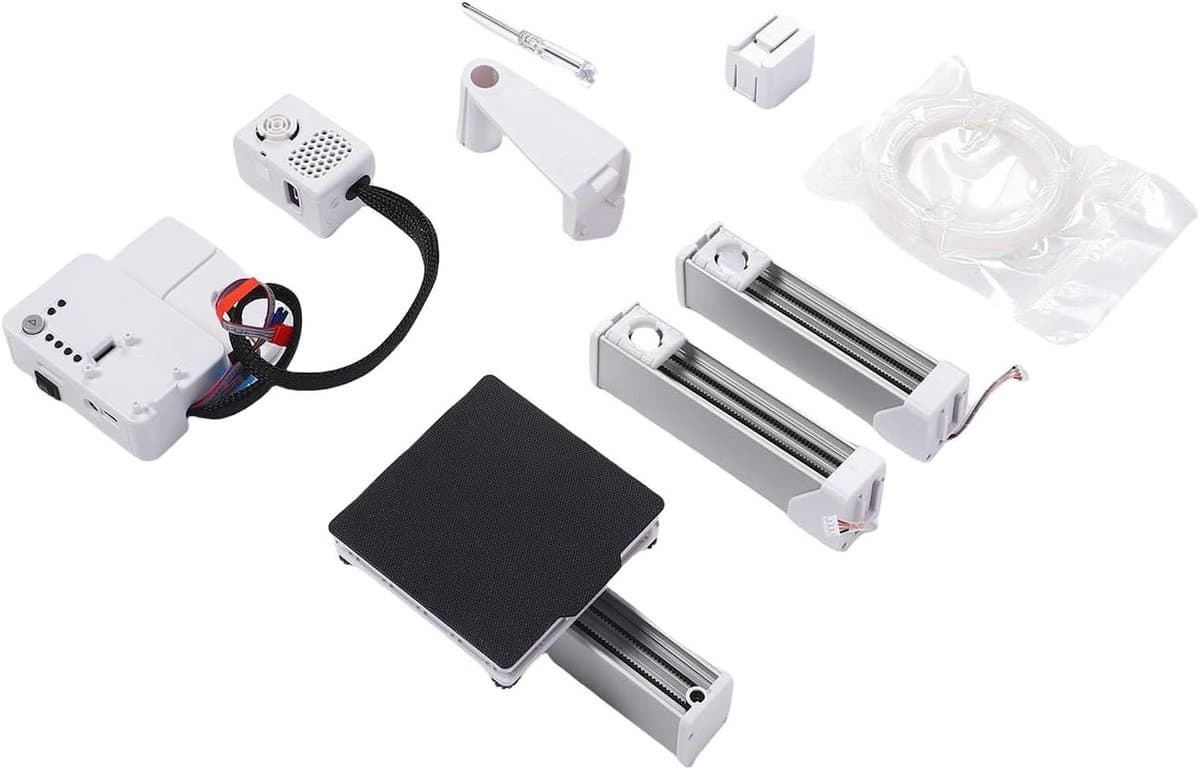 3D Printer - Mini Printer - Hobby Projecten Maken - Automatische Snijfunctie - 100x100x100mm - Wit