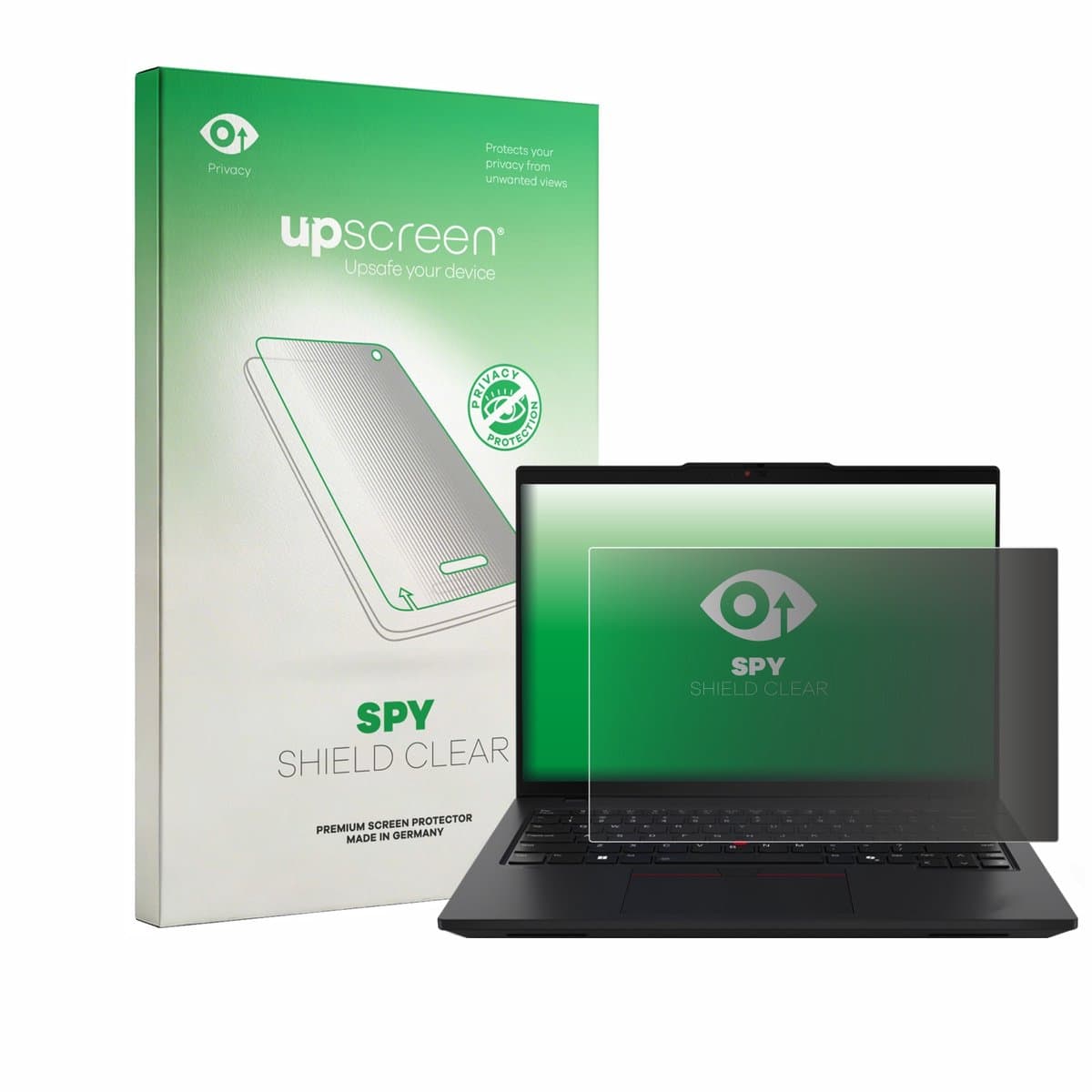 upscreen - privacy screenprotector voor Lenovo ThinkPad L14 Gen 5 - Folie Beschermfolie Blauwlichtfilter