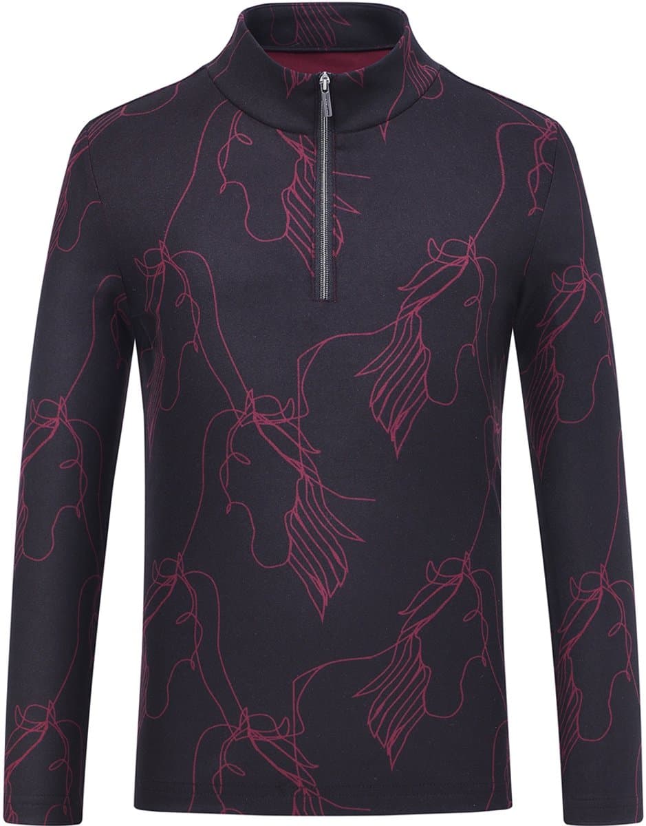 Imperial Riding Trainingsshirt Imperial Riding Irhlana Kids Donkerroze - 140