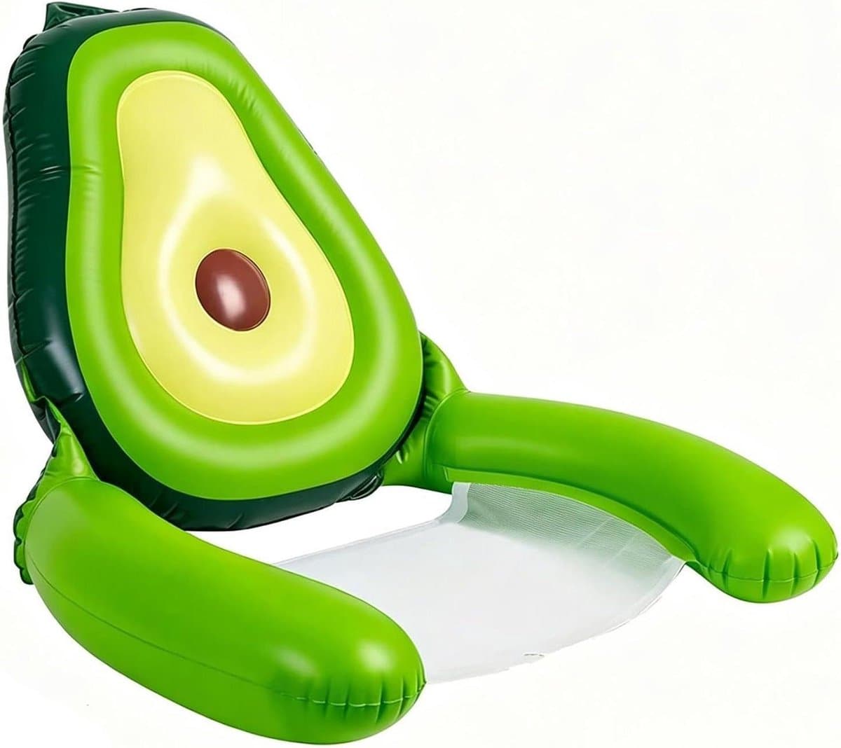 Opblaasbare Zwembad Float - Drijvend Speelgoed - Ontspannen Drijven - Mesh Zitje - 70 cm - Groen