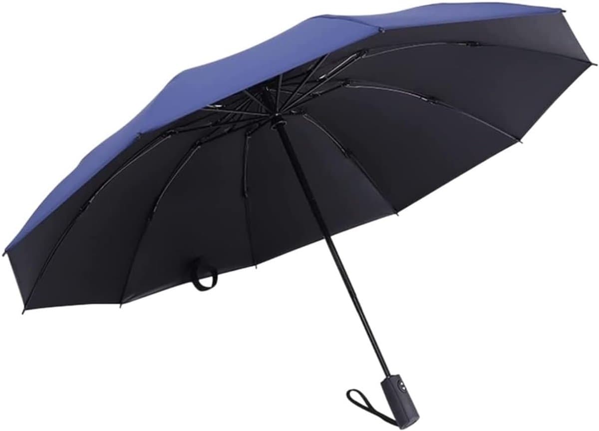 Reisparaplu - Compacte paraplu - Bescherming tegen regen - Automatisch openen sluiten - 31 cm lang - Zwart