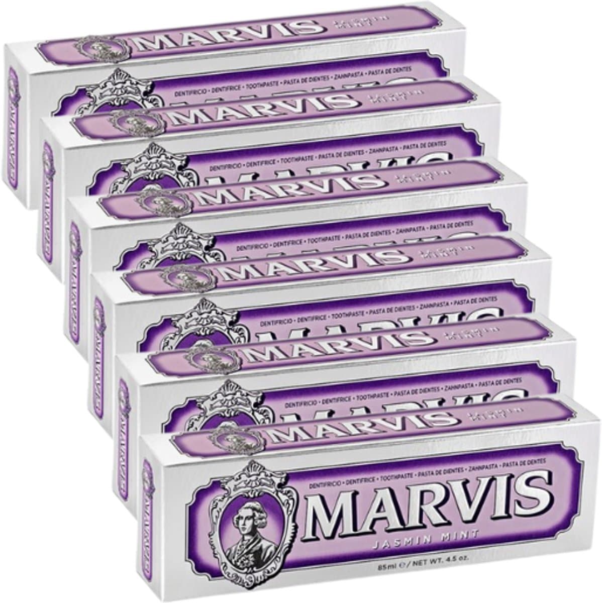 Marvis Tandpasta Jasmin Mint - 6 x 85 ml - Voordeelverpakking
