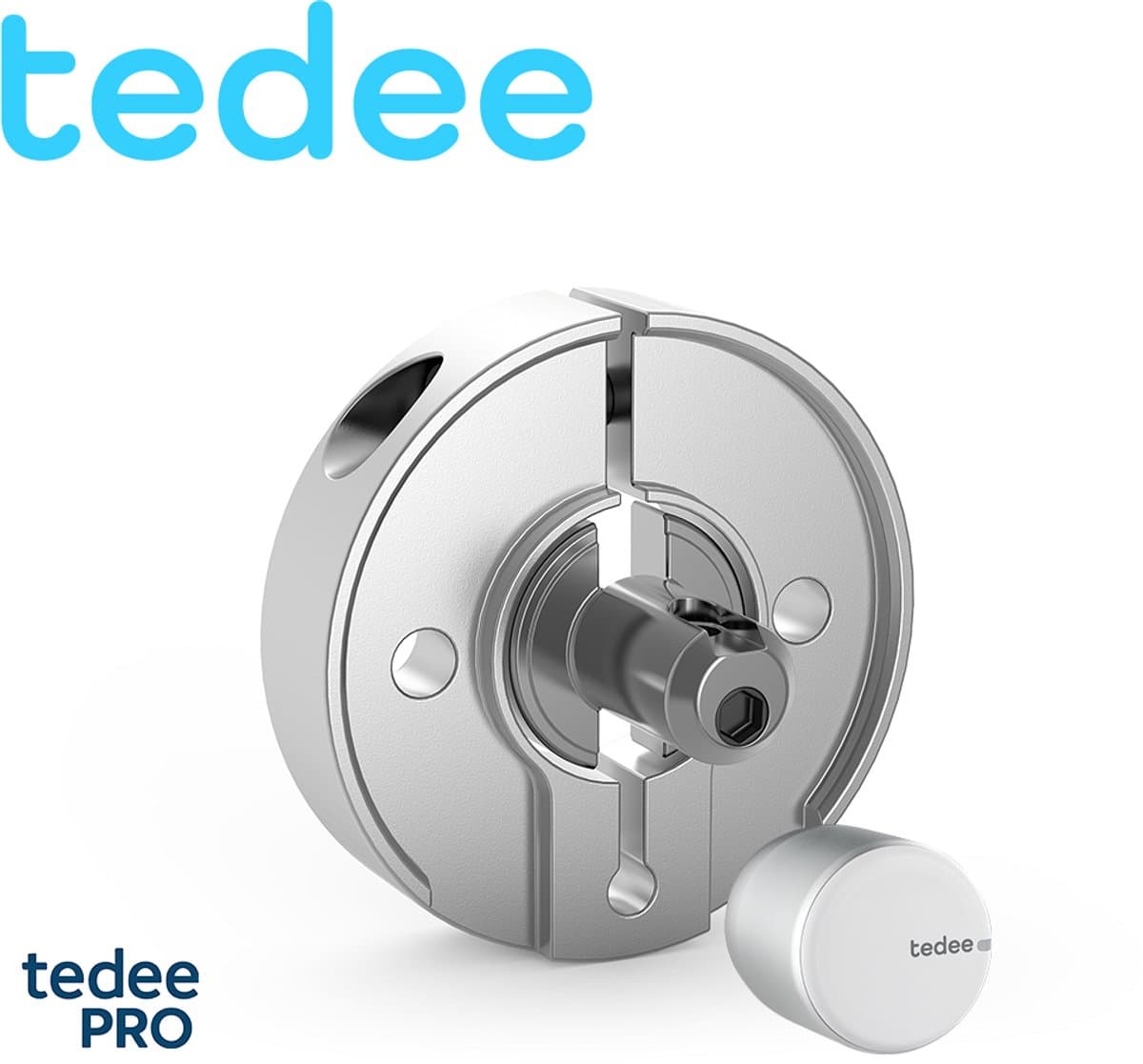 Tedee Adapter (silver) - Zilver - Adapter voor Europese cilinder