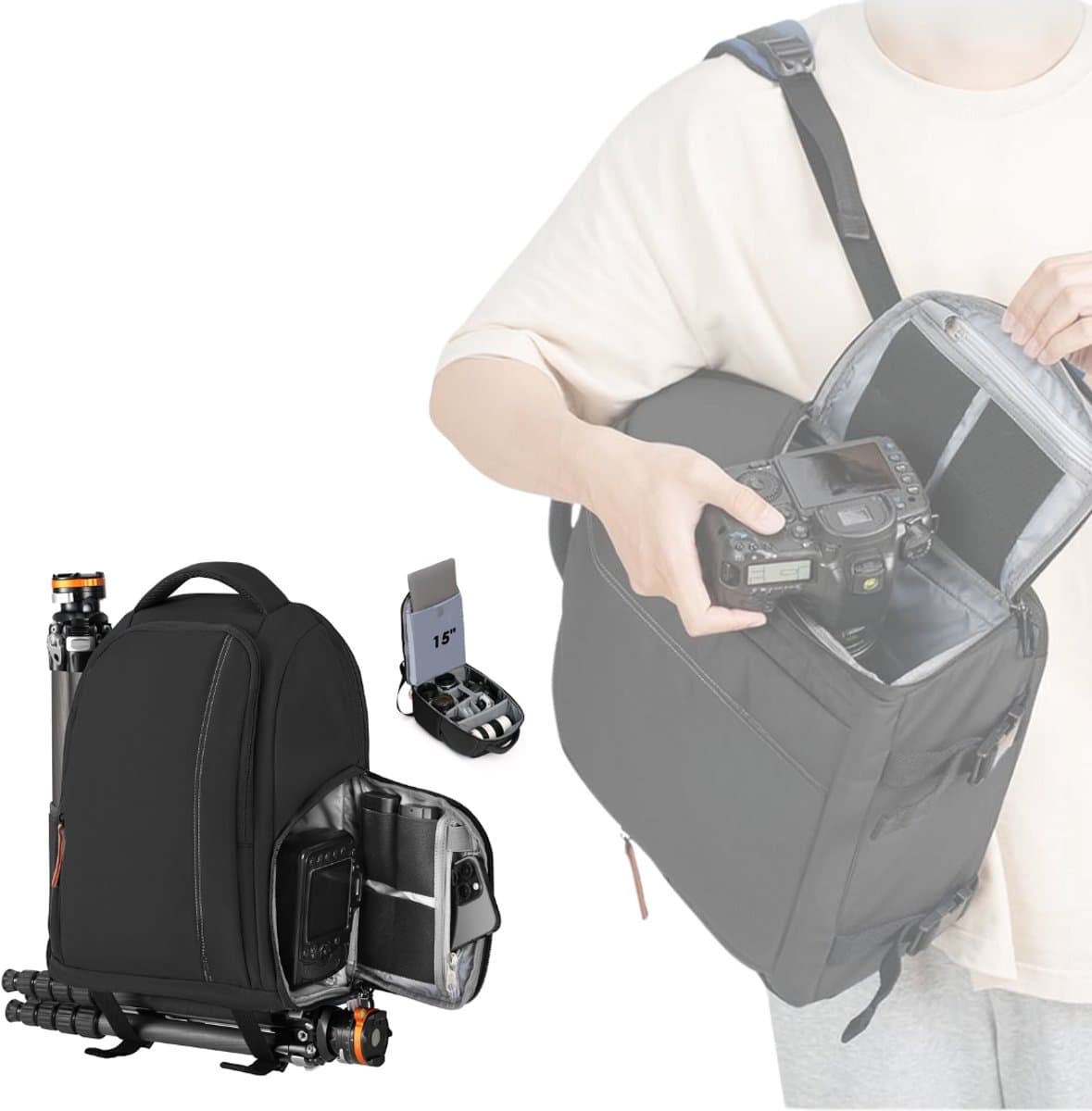 CRLYN® Camerarugzak – Cameratas – Camera Rugtas