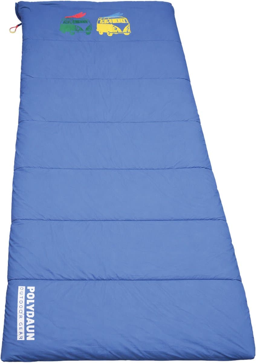 Polydaun Beach house - kinderslaapzak - junior slaapzak - VAN - GRS Isocraft® vulling - blue - 70x160 cm