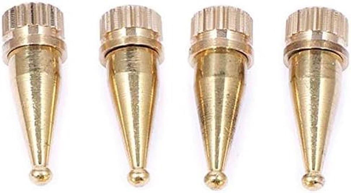 Luidspreker Spikes - Hifi Voeten Isolatiepads - Trillingsreductie Audio - Eenvoudige Installatie - 362 mm Hoog - Goud