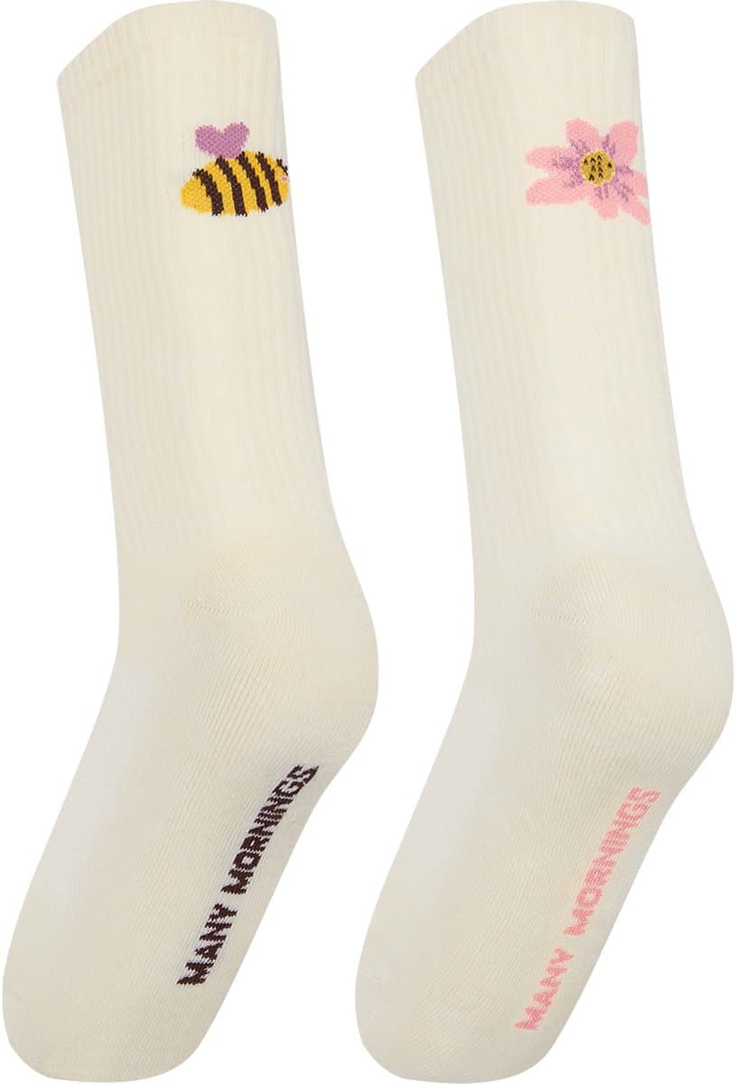 Many Mornings unisex sportsokken - Busy Bee - Unisex - Maat: 39 - 42